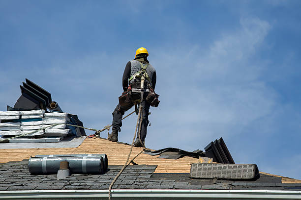 Professional Storm Damage Roof Repair technician working in Maple Plain, MN